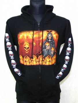 3 Scull, fire, Feuer - Bild vergr��ern 