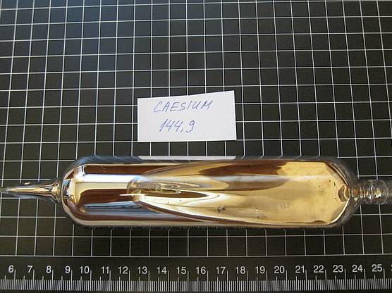 Caesium Cs, Cesium 50g Ampulle,...