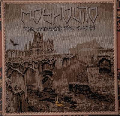 MOSHQUITO - Patch -Far Beneath The Tomb- (altrosa Rand) - Bild vergr��ern 