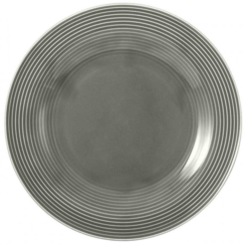 Frühstücksteller rund 23 cm Perlgrau