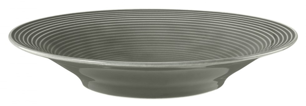 Suppenteller rund 22,5 cm Perlgrau