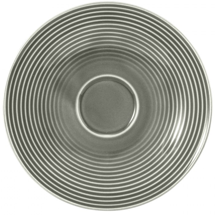 Kombi-Untertasse groß 16,5 cm Perlgrau
