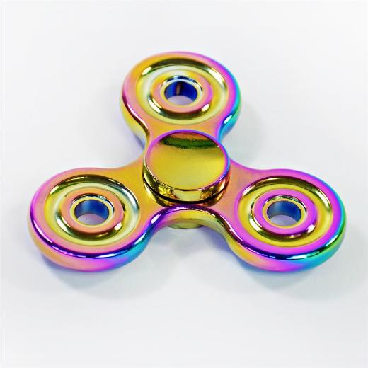 Spin-it, Finger SpinnerZ, Anodisiertes Metall, 7,5cm, in Blechdose Hybrid-Keramik Kugellager