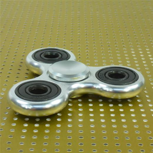 Spin-it, Finger SpinnerZ, Aluminium gebürstet, 60g, in Blechdose