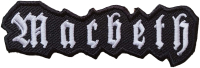 MACBETH - Patch Schriftzug