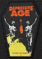DEPRESSIVE AGE - Patch Sarg (schwarzer Rand)